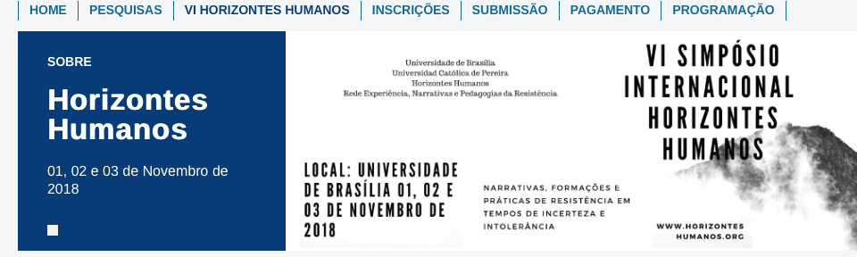 VI Simposio, Universidad De Brasilia 2018 | Horizontes Humanos De Kalkan